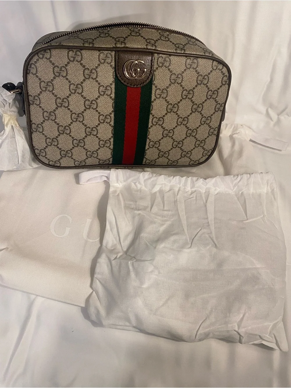 NWT 2026 Gucci Ophidia Small Camera Bag clutch gender neutral men’s women’s